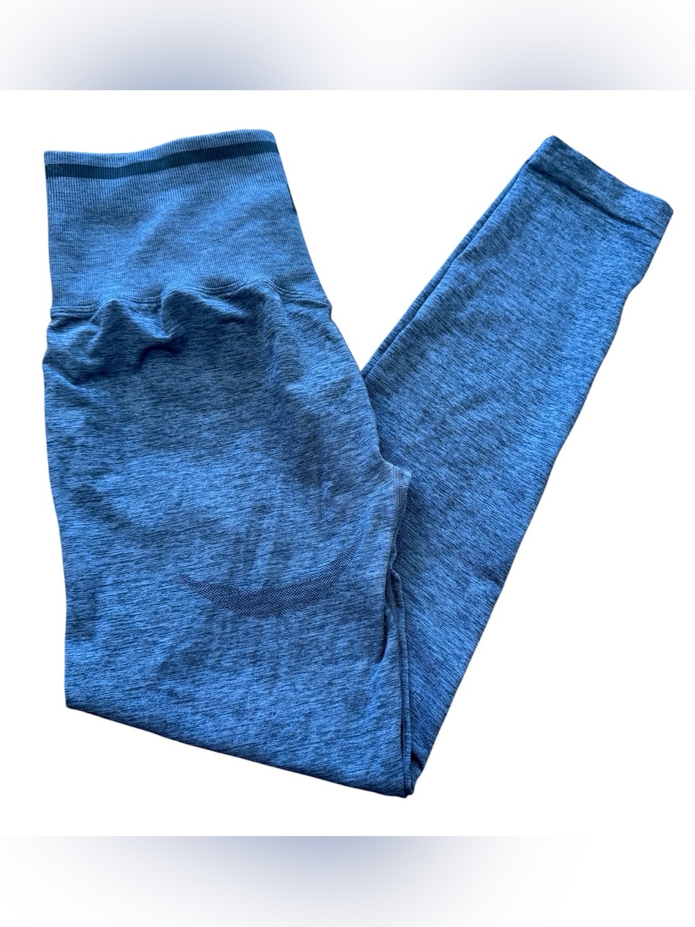 BuffBunny Heathered Blue Seamless Leggings